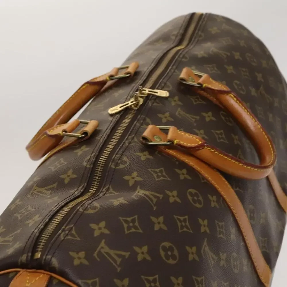 LOUIS VUITTON Monogram Keepall 55 Boston Bag M41424